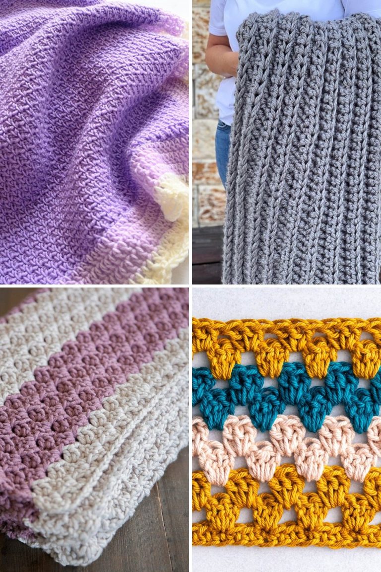 13 Easy Crochet Blanket Patterns for Beginners