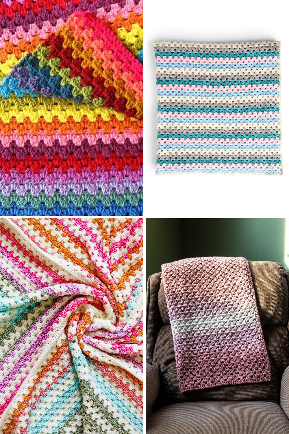 12 Free Crochet Throw Blanket Patterns