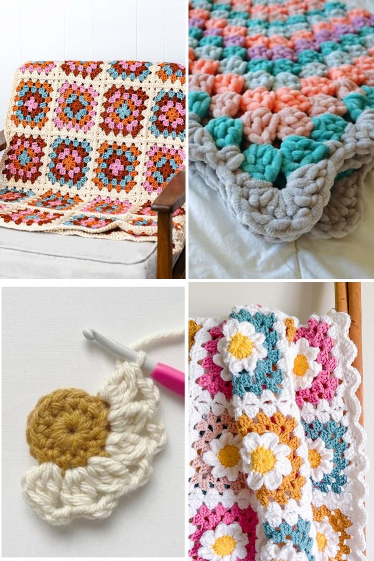 11 Granny Square Blanket Patterns and Ideas