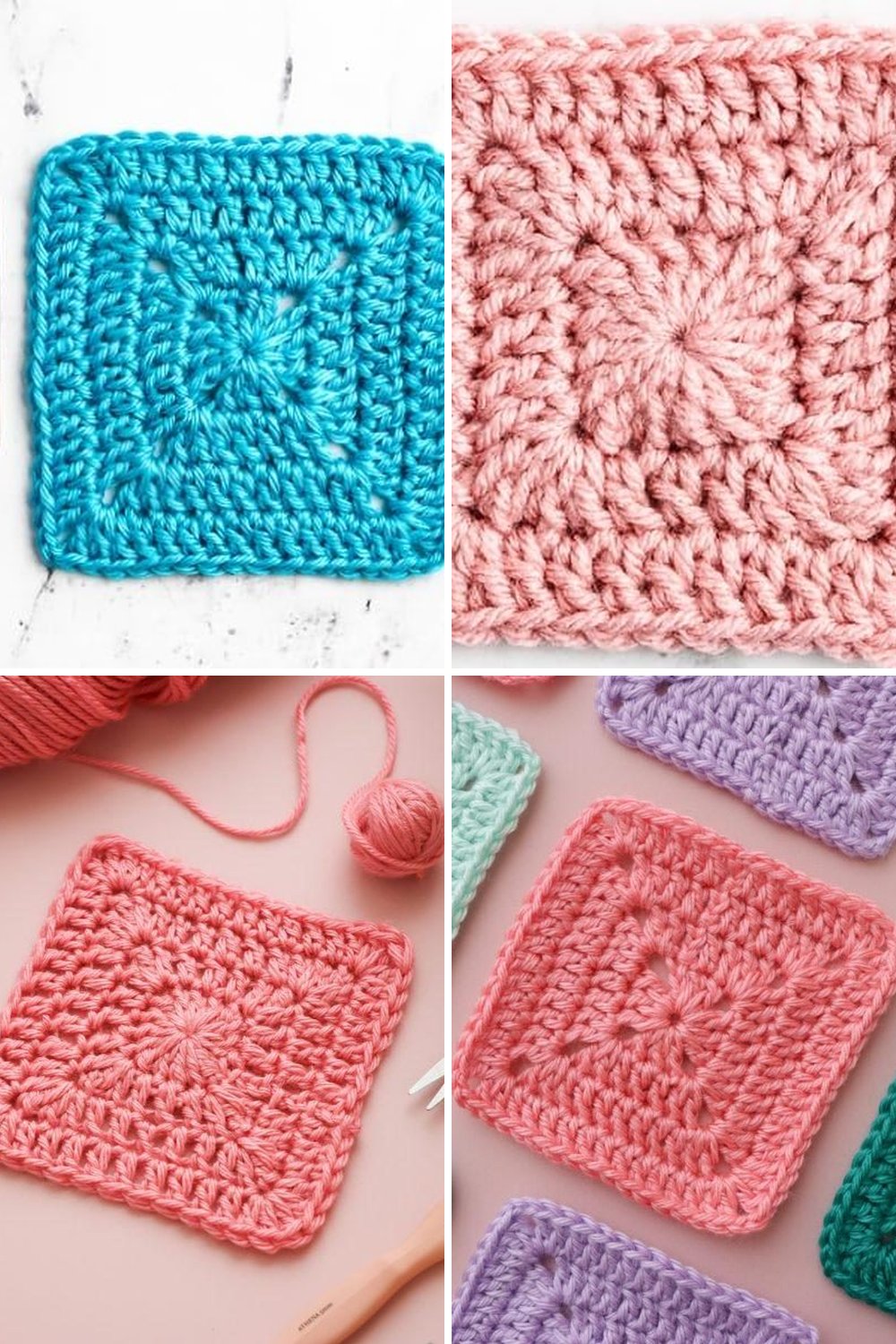 11 Snowflake Granny Square Free Crochet Patterns