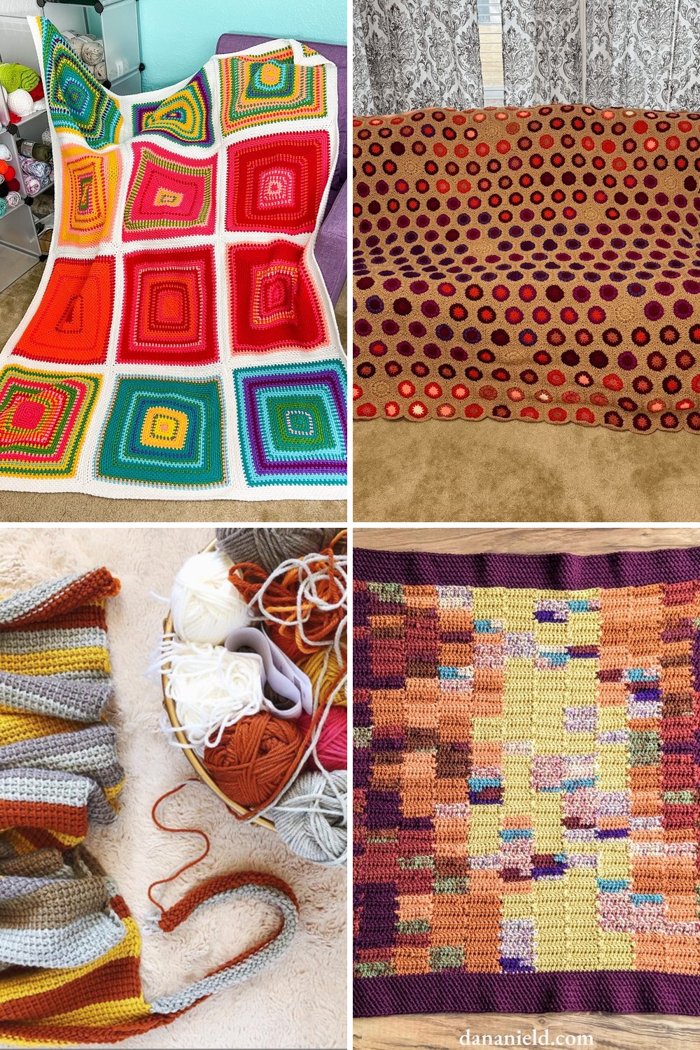 13 Solid Granny Square Patterns and Ideas