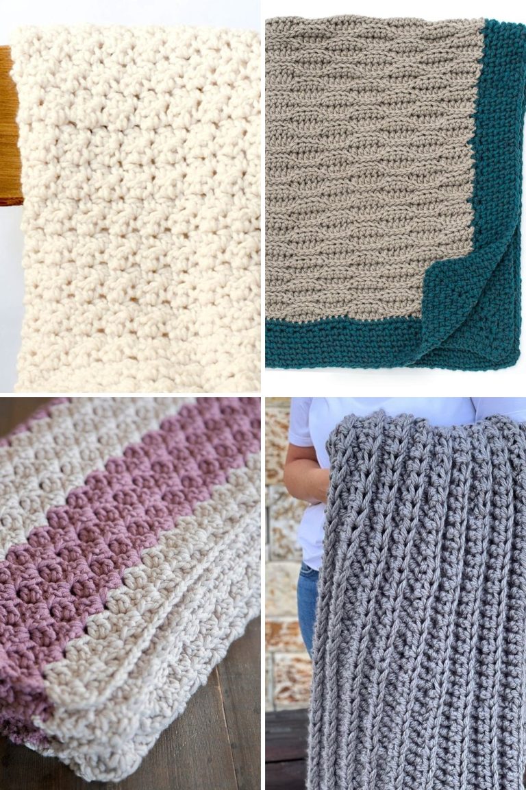 13 Free Chunky Crochet Blanket Patterns