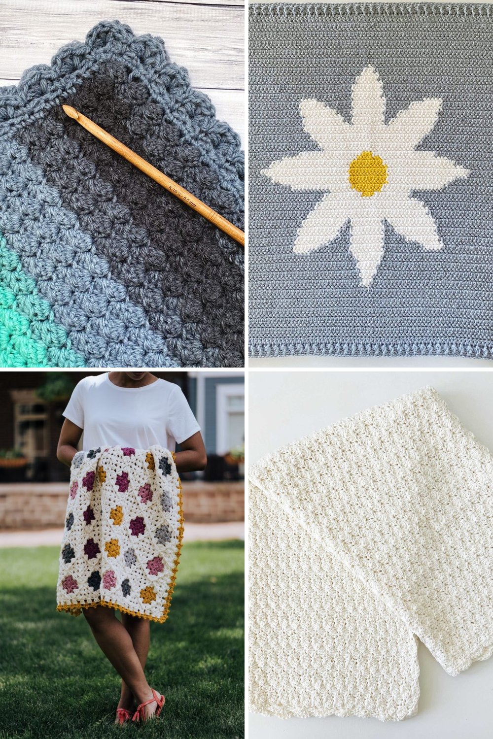 12 Free Crochet Baby Blanket Patterns