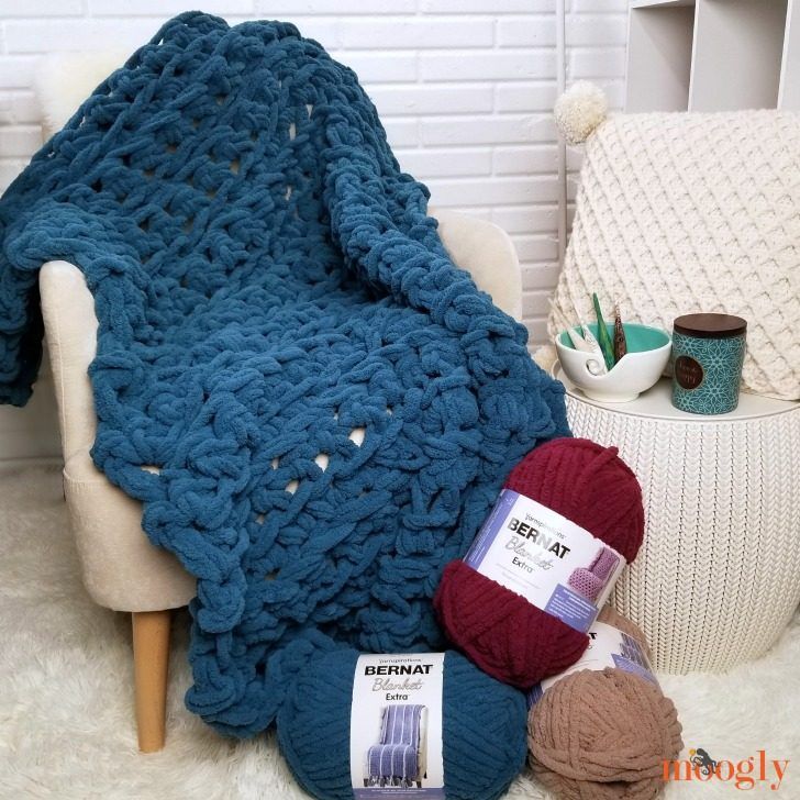 Three Hour Throw free crochet pattern by Tamara Kelly