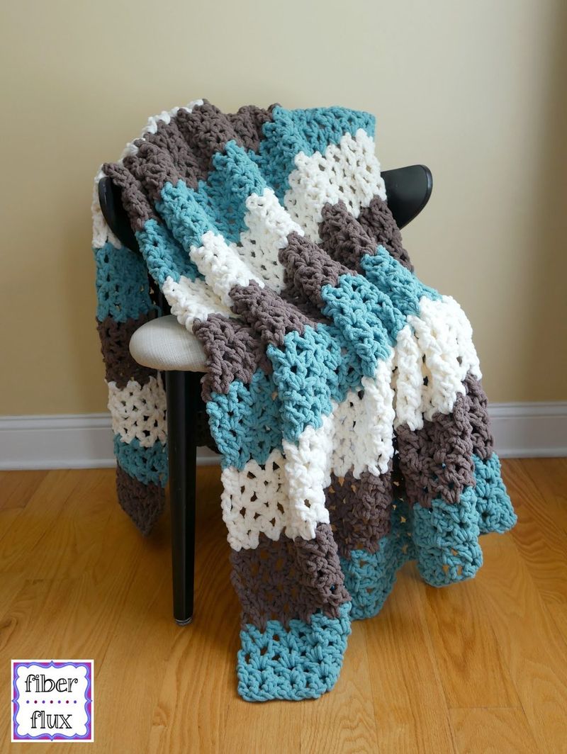 Family Room Crochet Throw free crochet pattern by Jennifer