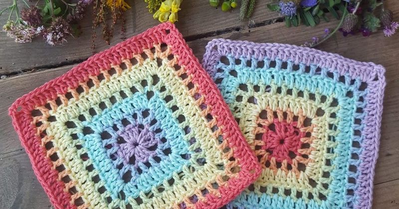 The Simple Square free crochet pattern by Nilla K
