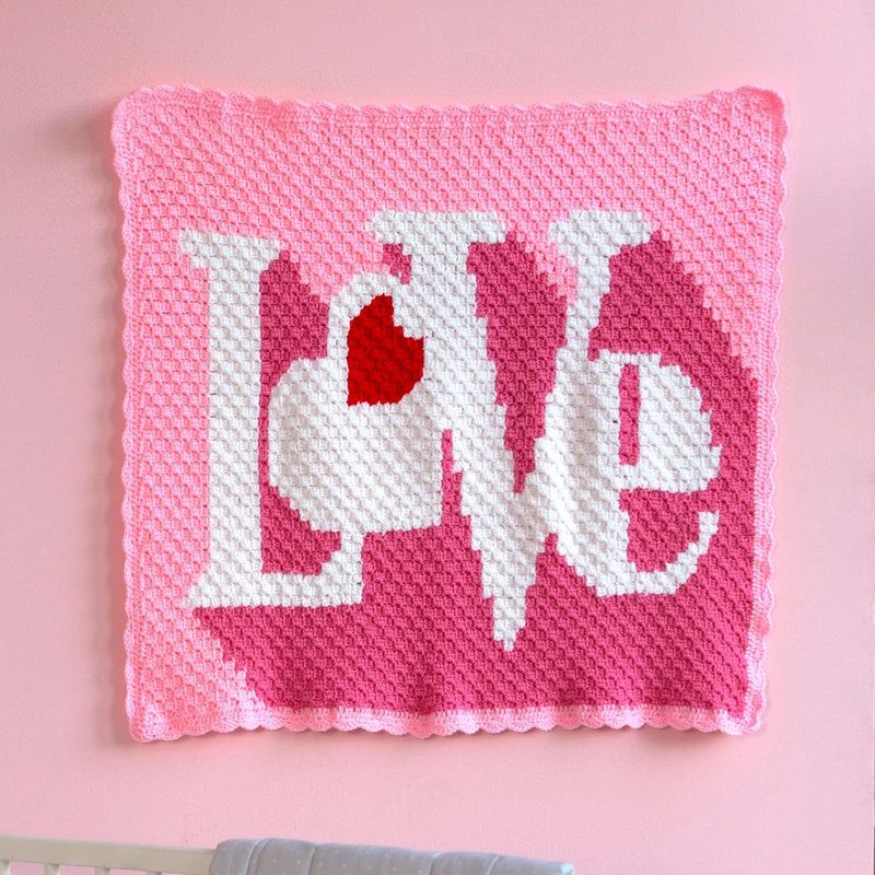 Heart Throb Blanket free crochet pattern by Marly Bird
