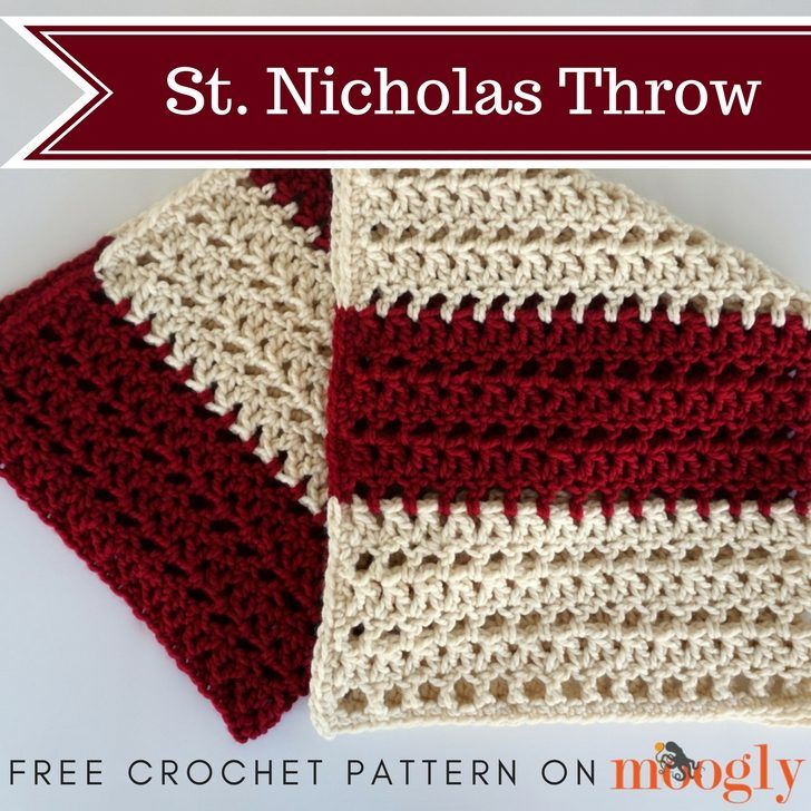 St. Nicholas Throw free crochet pattern by Tamara Kelly