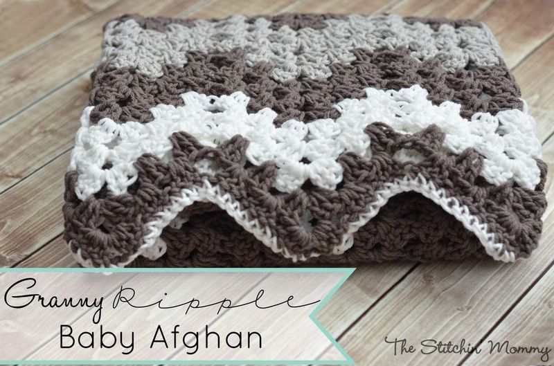 Granny Ripple Baby Afghan free crochet pattern by Amy Ramnarine