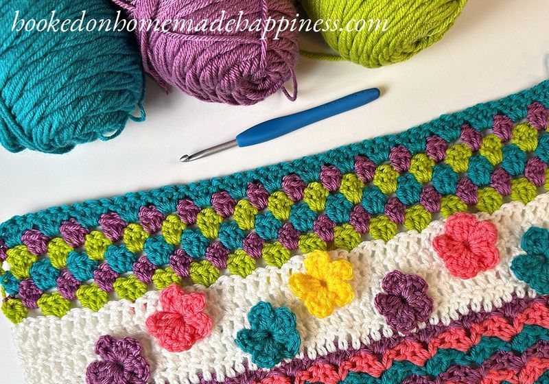 Stitch Sampler Scrapghan Part 8: Granny Stripe Stitch free crochet pattern by Breann