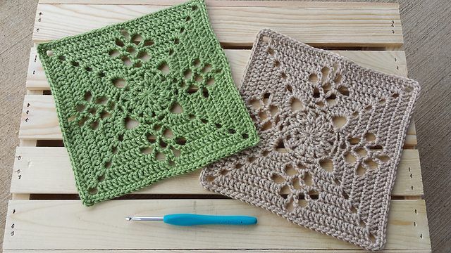 Victorian Lattice Square free crochet pattern by Destany Wymore (Ravelry)