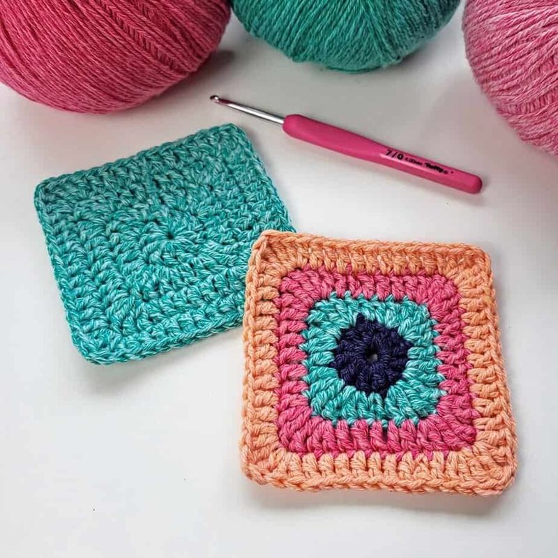 Solid Granny Square – No Gaps free crochet pattern by Carmen