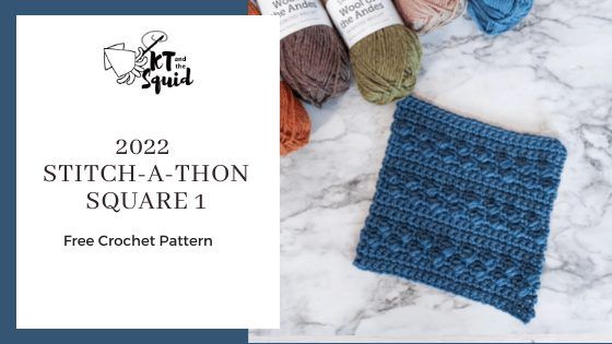 Stitch-A-Thon Square 1 free crochet pattern by KT and the Squid