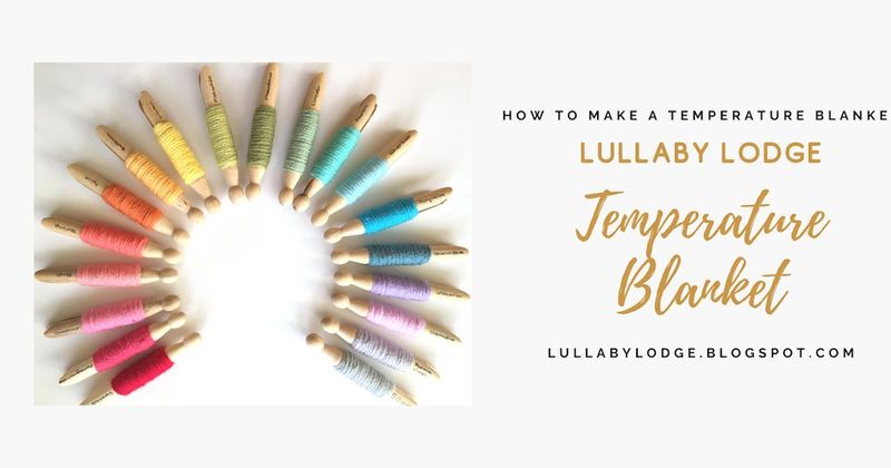 Lullaby Lodge Temperature Blanket free crochet pattern by Catherine