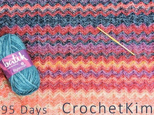 Birth Temperature Blanket (My Temperature Afghan) free crochet pattern by Kim Guzman
