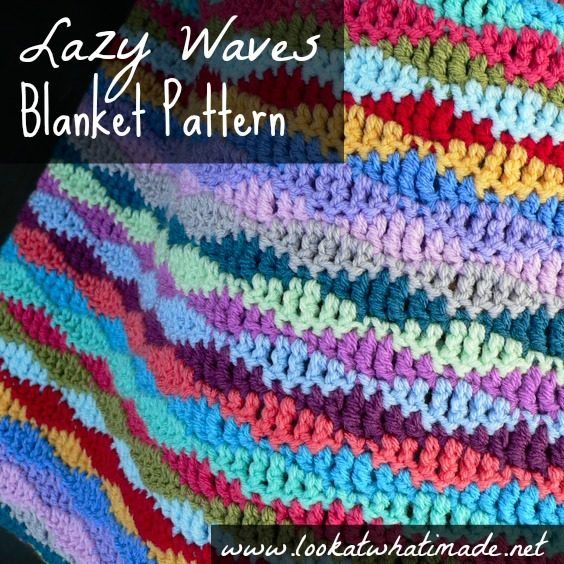 Lazy Waves Blanket (Temperature Idea) free crochet pattern by Dedri Uys